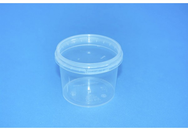 120 ML CLEAR TAMPER EVIDENT TUB and LID