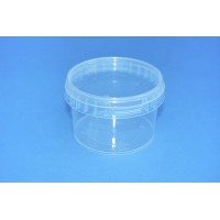 280 ML CLEAR TAMPER EVIDENT TUB and LID