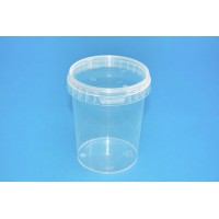 520 ML CLEAR TAMPER EVIDENT TUB and LID