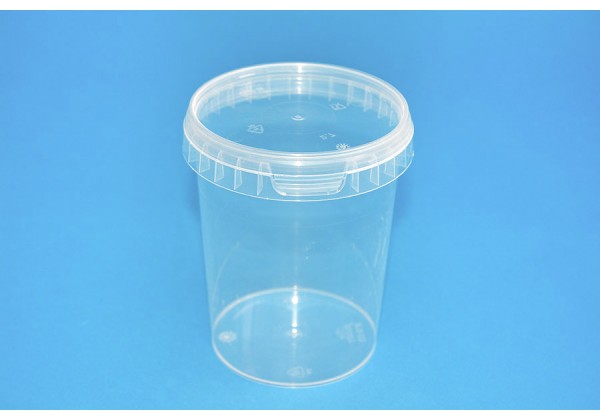 520 ML CLEAR TAMPER EVIDENT TUB and LID