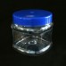 750 ML CLEAR SQUARE ROUND JAR - 110MM NECK