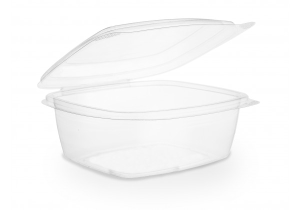 24OZ PLA HINGED DELI CONTAINER x 50