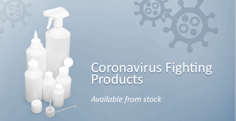 Coronavirus fighting products available from stock