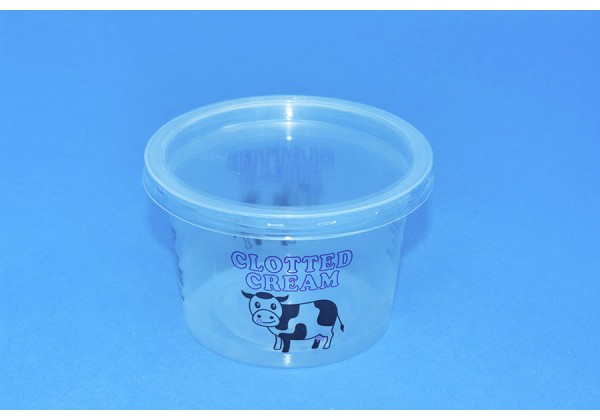 8oz (226g) PRINTED CLOTTED CREAM POT - 97MM