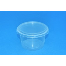 250 ML POLYPROPYLENE CLEAR POT - 97MM