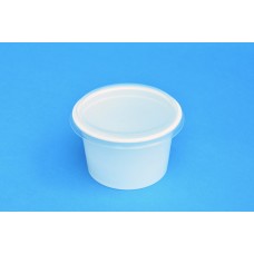 250 ML POLYPROPYLENE WHITE POT - 97MM