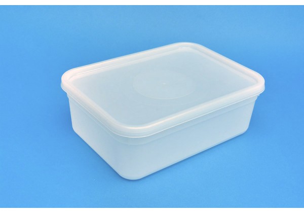 2 LITRE RECTANGULAR NATURAL TUB