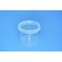 120 ML CLEAR TAMPER EVIDENT TUB and LID