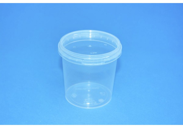 155 ML CLEAR TAMPER EVIDENT TUB and LID