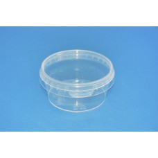 180 ML CLEAR TAMPER EVIDENT TUB and LID