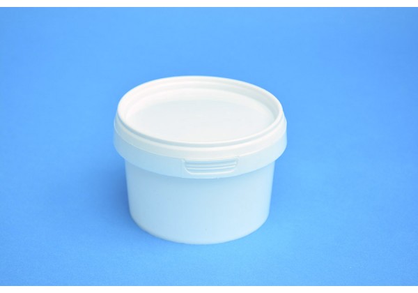 280 ML WHITE TAMPER EVIDENT TUB and LID