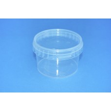 280 ML CLEAR TAMPER EVIDENT TUB and LID