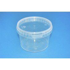 550 ML CLEAR TAMPER EVIDENT TUB and LID