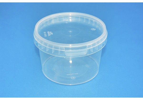 550 ML CLEAR TAMPER EVIDENT TUB and LID