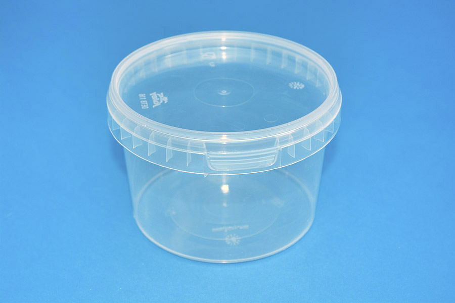 Graham Tyson  850ml Clear Tamper Evident Tub and Lid
