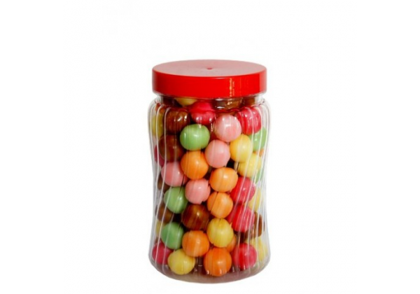 450 ML CLEAR SPIRAL JAR - 70MM NECK