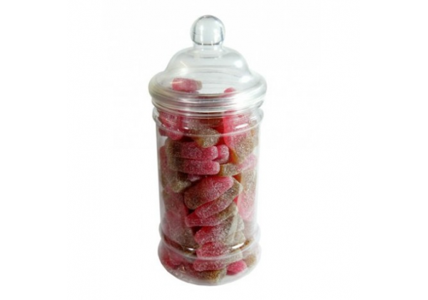 500 ML CLEAR VICTORIAN JAR - 70MM NECK