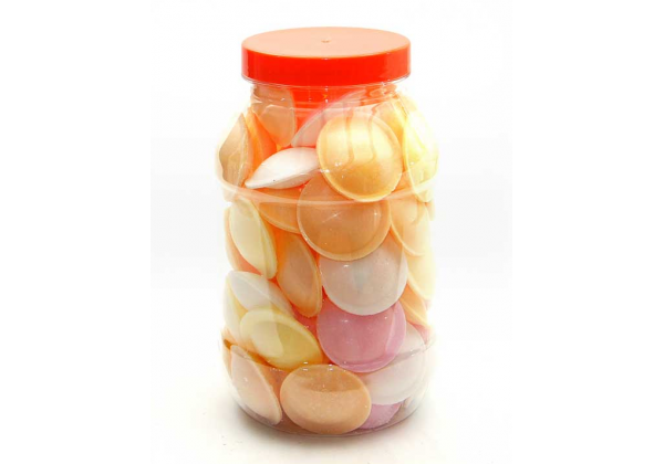 1000 ML CLEAR ROUND JAR - 70MM NECK